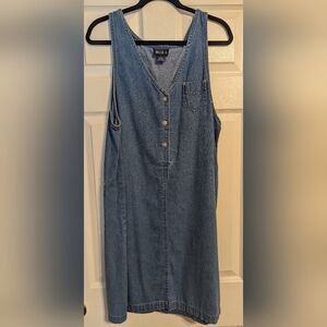Blue J. Denim Sleeveless Mini Dress GUC